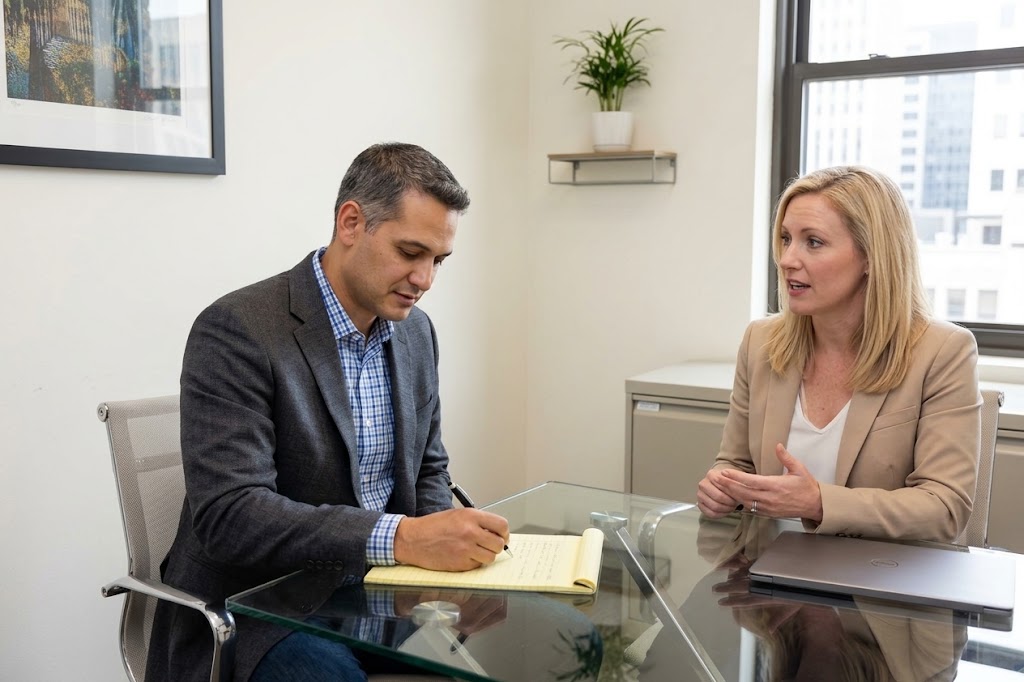 Trial attorney at Naderi Law Group in a Los Angeles law office